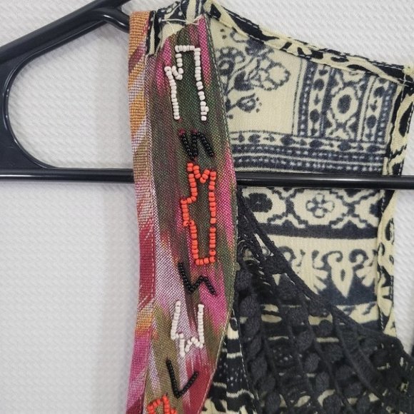 Lucky Brand Beaded Boho Casual Dress size Medium - Picture 4 of 14